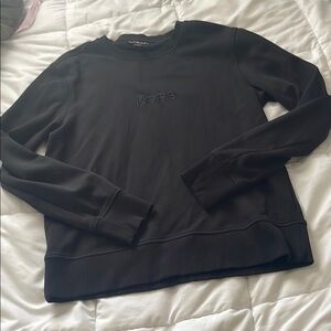 Michael Kors Black Crewneck Sweater Classic Knit Design